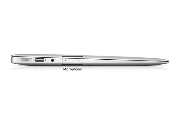 Where Is the Microphone on a Macbook Air