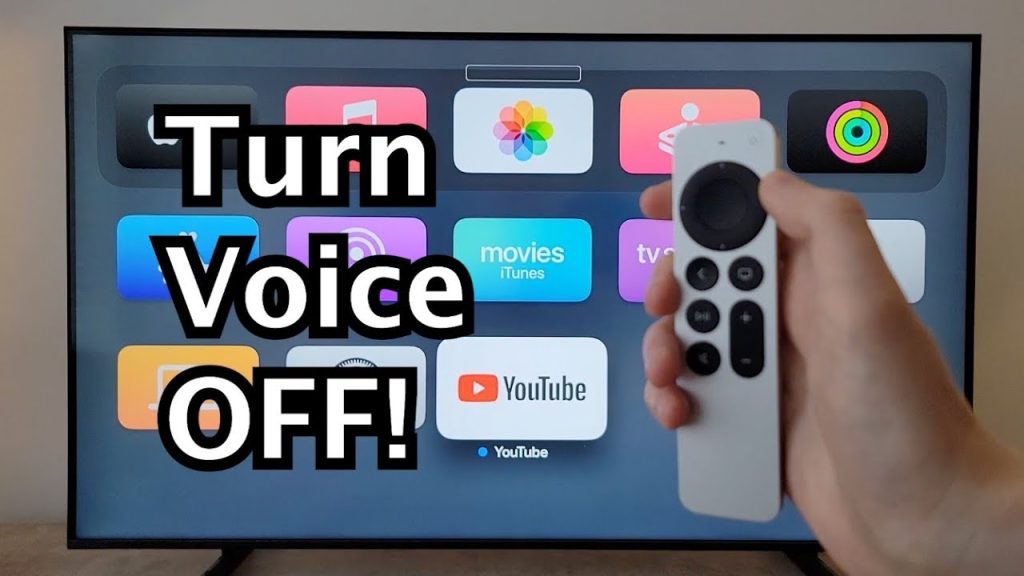 How Do I Turn off the Voice on Apple TV