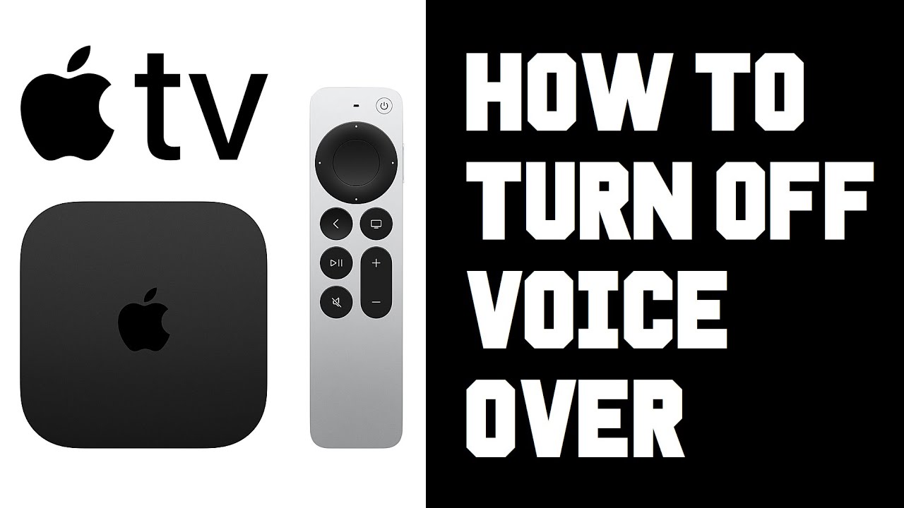 How to Stop Voiceover on Apple TV