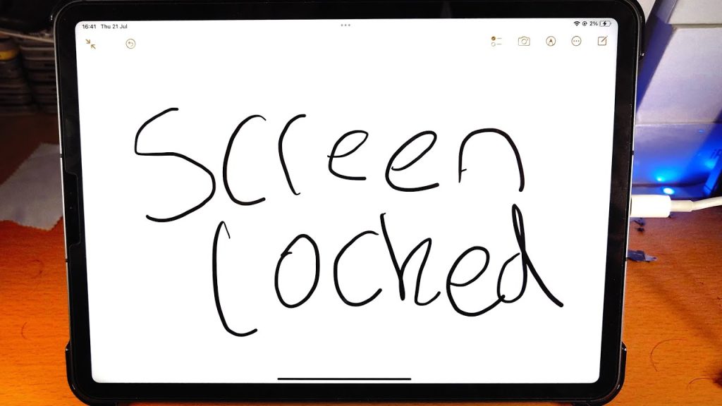 How to Lock iPad Screen Touch