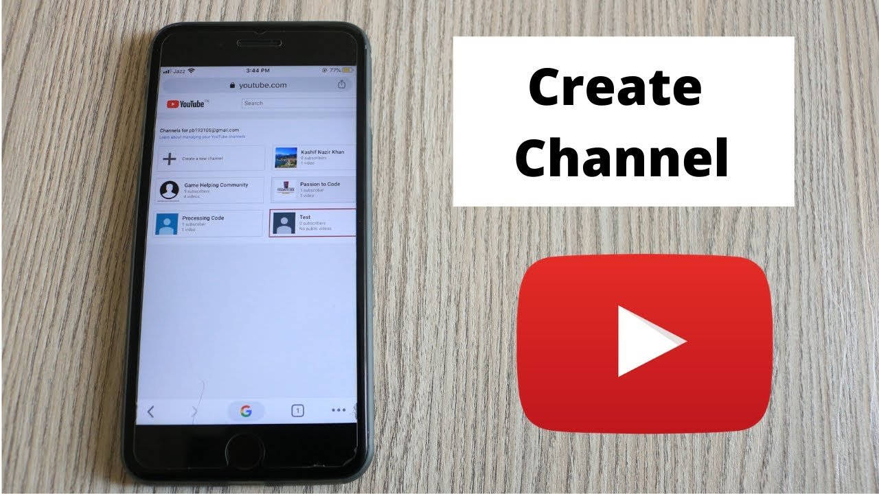 how do you make a youtube channel on an iphone 1713186692