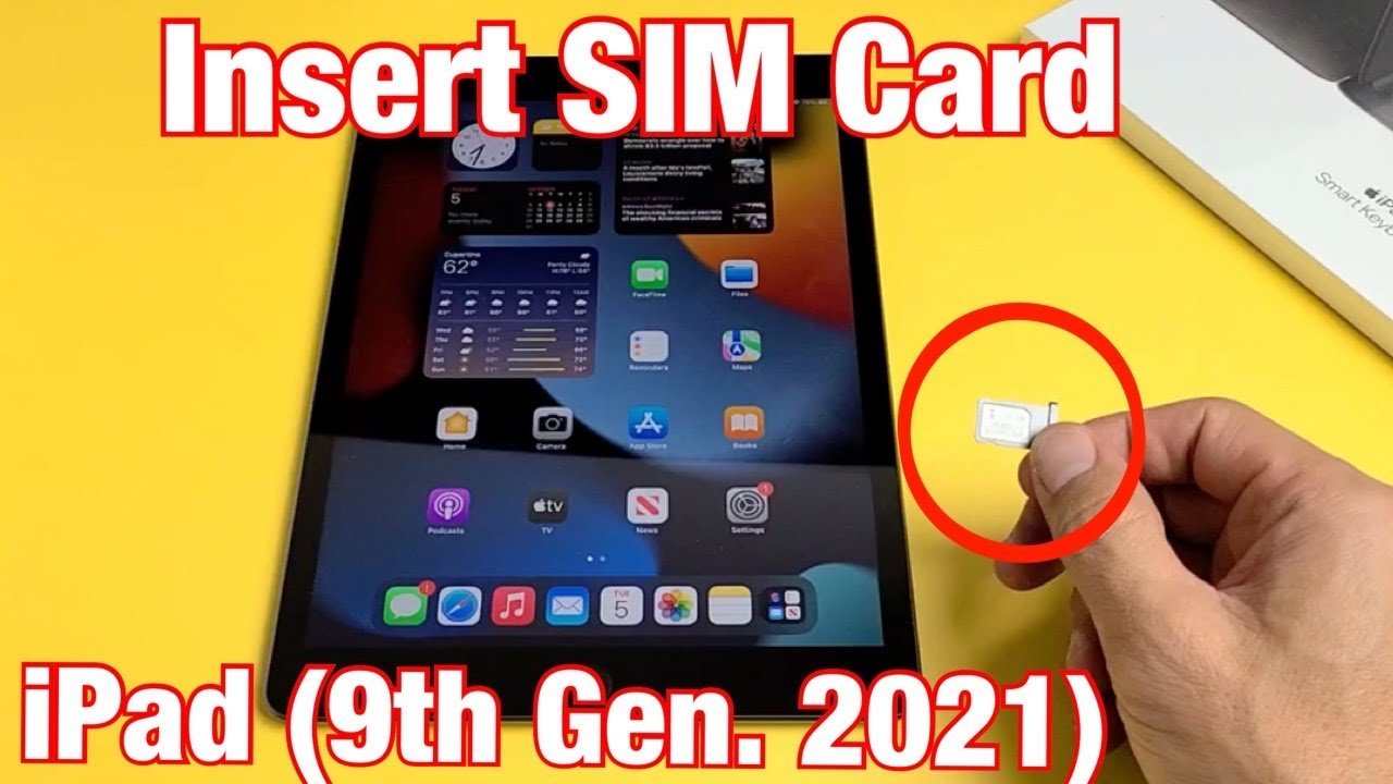 how to put sim card in ipad 9th generation 1713258307