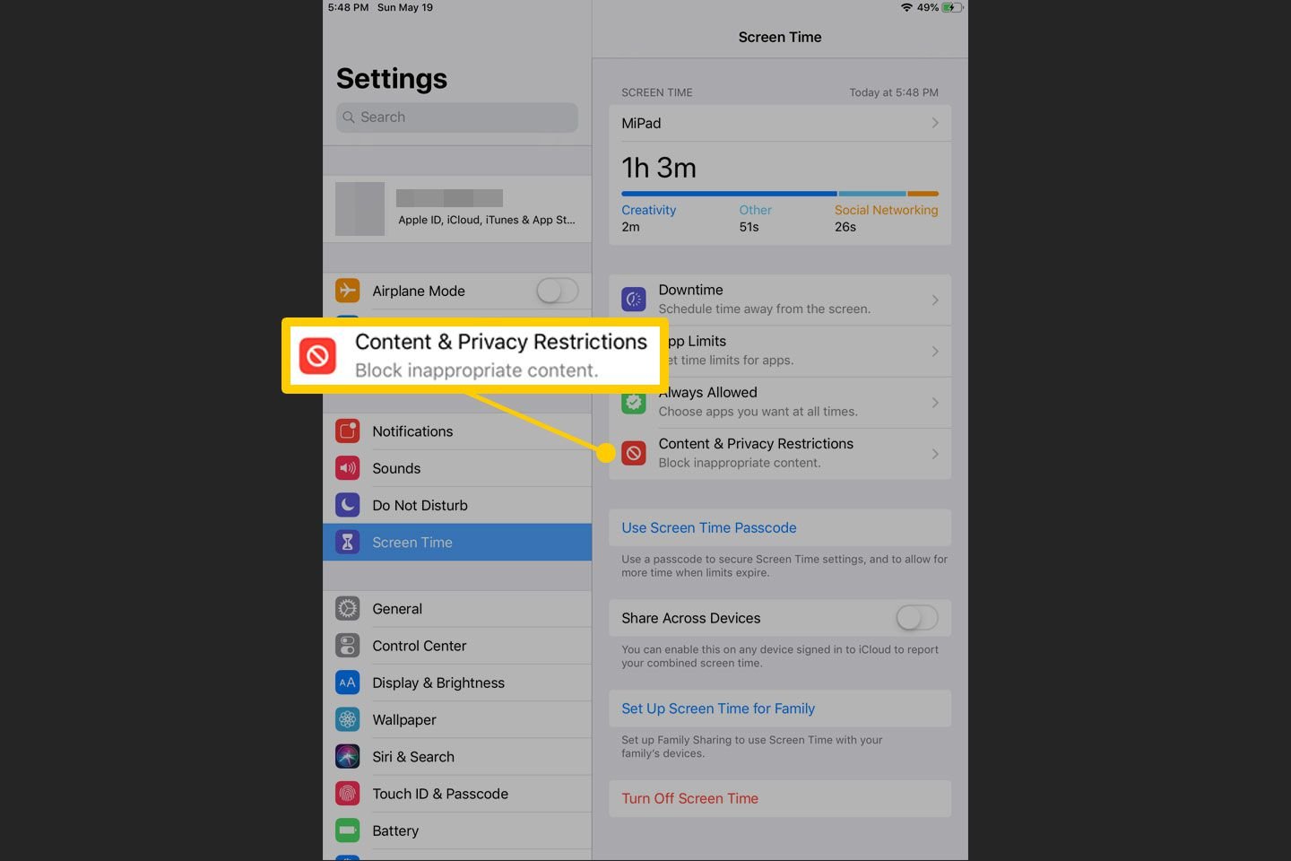 how to turn off parental controls on ipad 1713256561